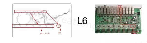 根據(jù)客戶端提供的信息，確認為L6層光口8與芯片8之間的兩條差分阻抗線調(diào)試不通-深圳宏力捷
