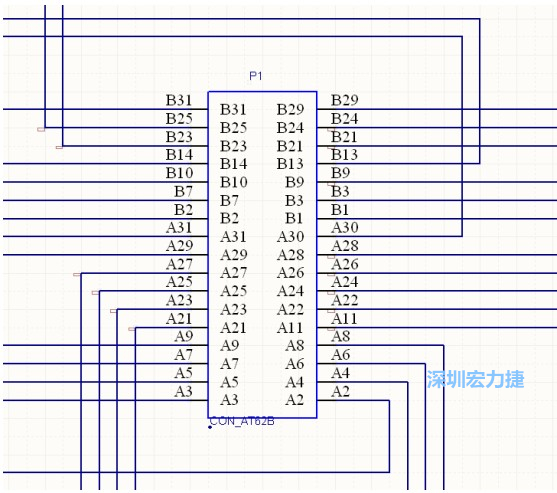 雙擊 1.SchDoc，文件可以被正常打開，下圖是其中的一部分：