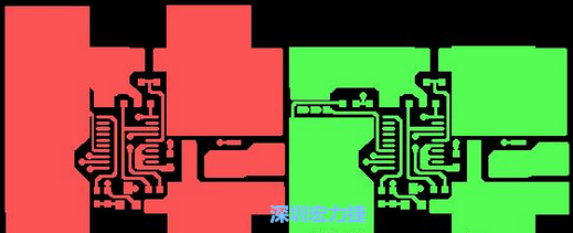此操作可使文件中大部分的焊盤輸出后仍為焊盤，不會成為線性焊盤，并且不會產(chǎn)生像下圖一樣的短路情況