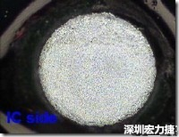 紅墨水染紅測(cè)試分析-IC面，允收